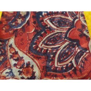 1930s 1940s ANTIQUE VINTAGE RESISTO ~ DRESS SHIRT TIE ~ PAISLEY FILIGREE ~ 47"